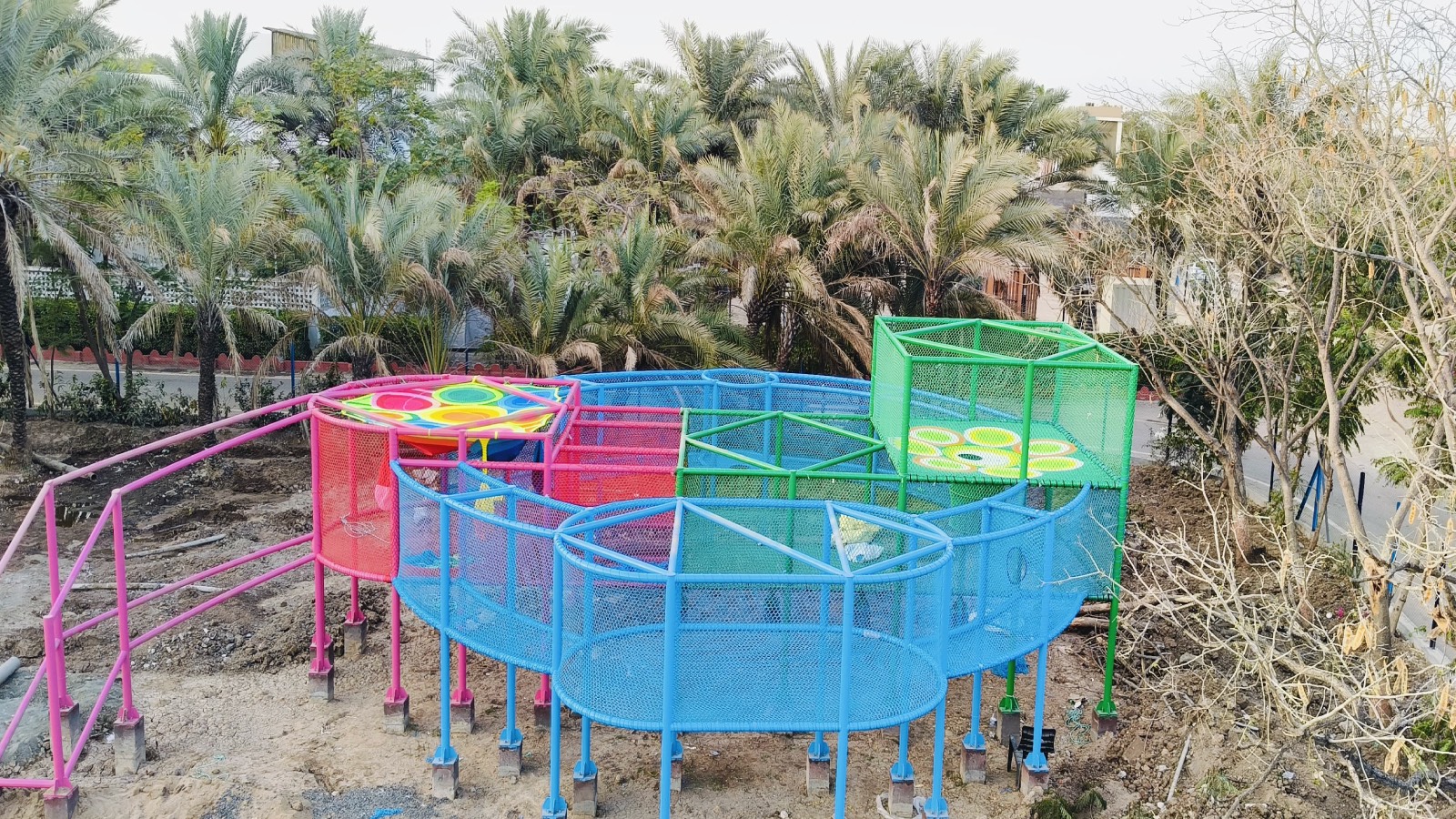 Outdoor Net Play Area