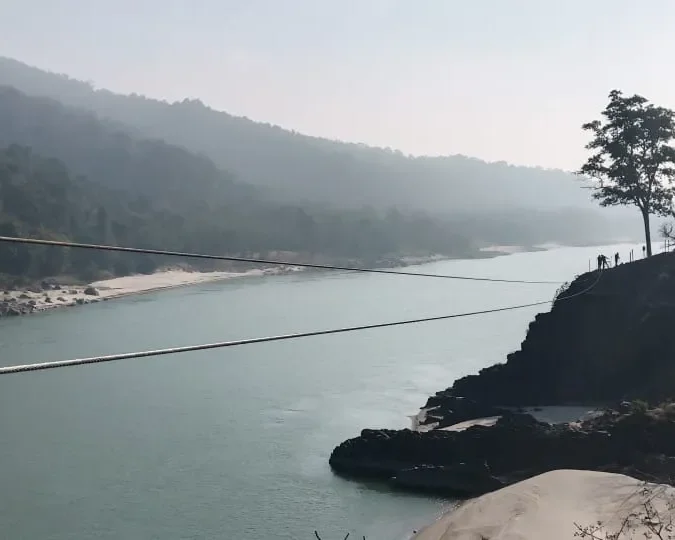 Low budget 100 Mtr Zipline @ Kailali Nepal