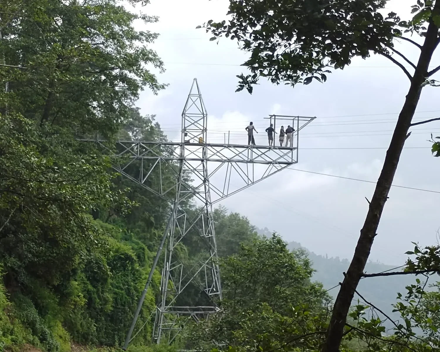 Giant Swing and Sky Cycle at yoyo adventure park @ Nepal